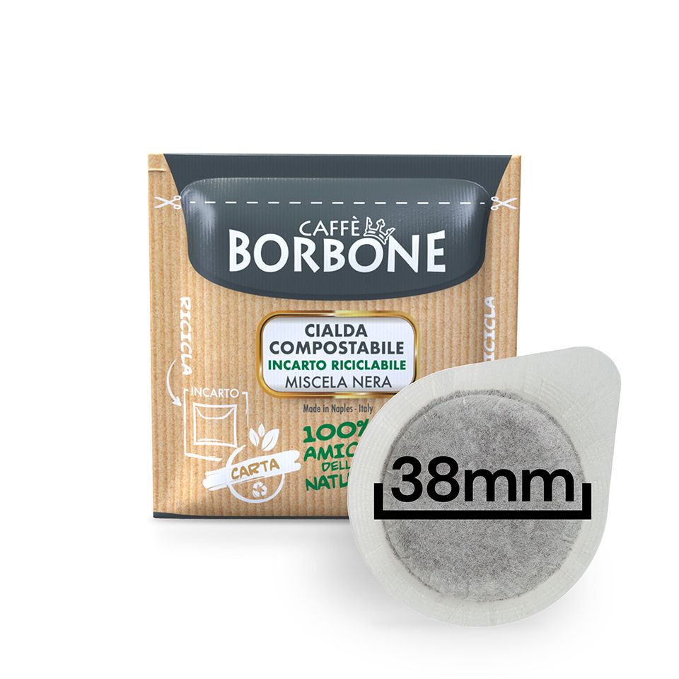 150 Cialde caffè Borbone miscela filtrocarta 38 mm