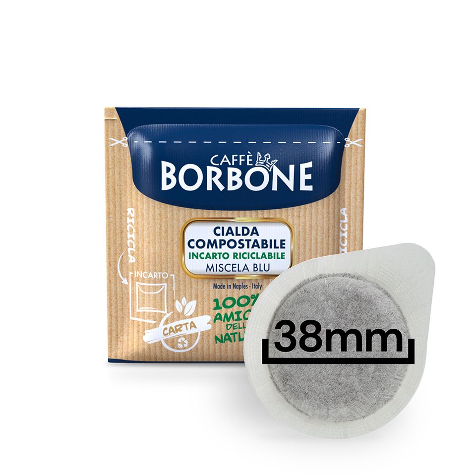 150 Cialde caffè Borbone miscela filtrocarta 38 mm