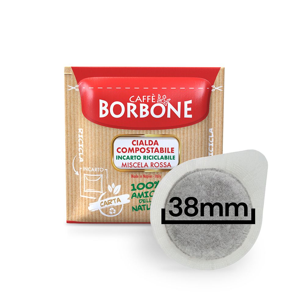 150 Cialde caffè Borbone miscela filtrocarta 38 mm
