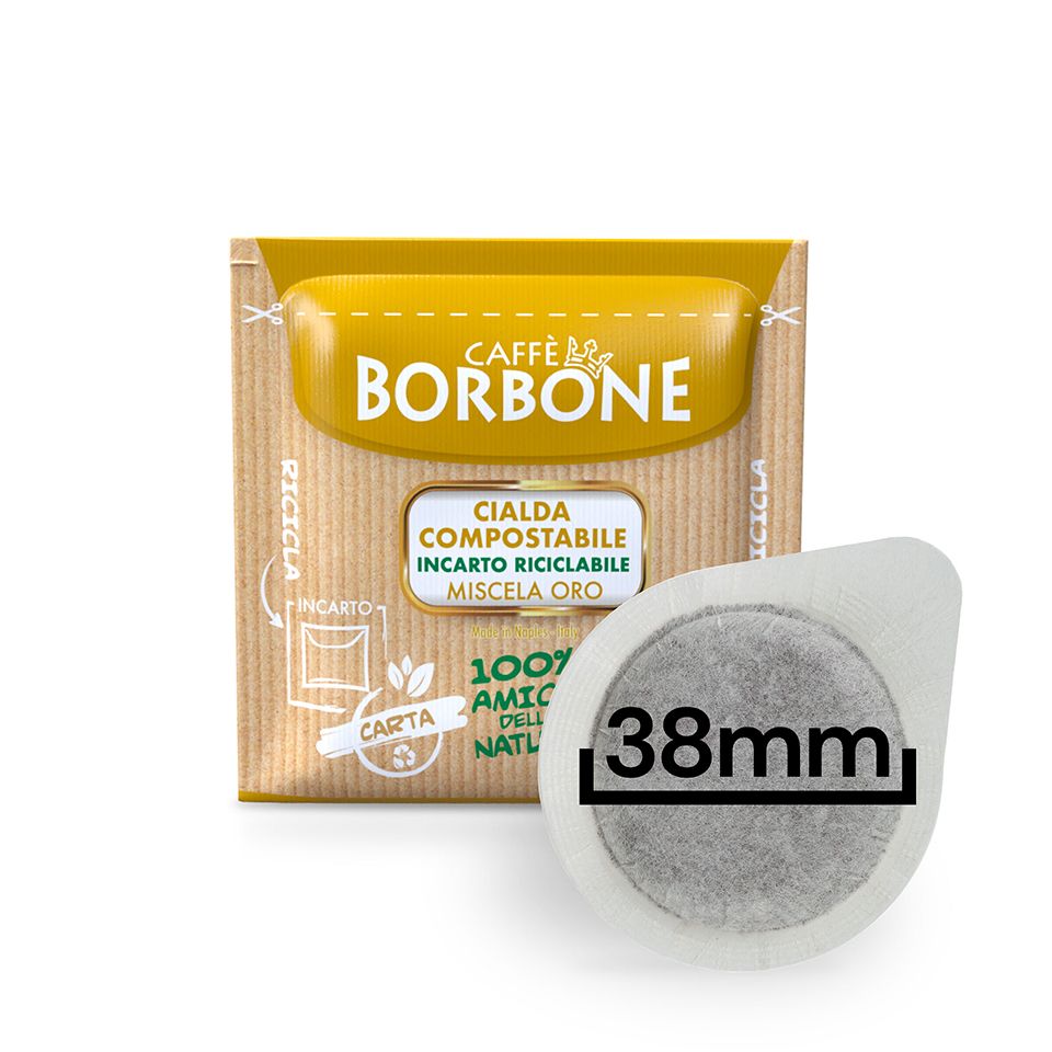 150 Cialde caffè Borbone miscela filtrocarta 38 mm