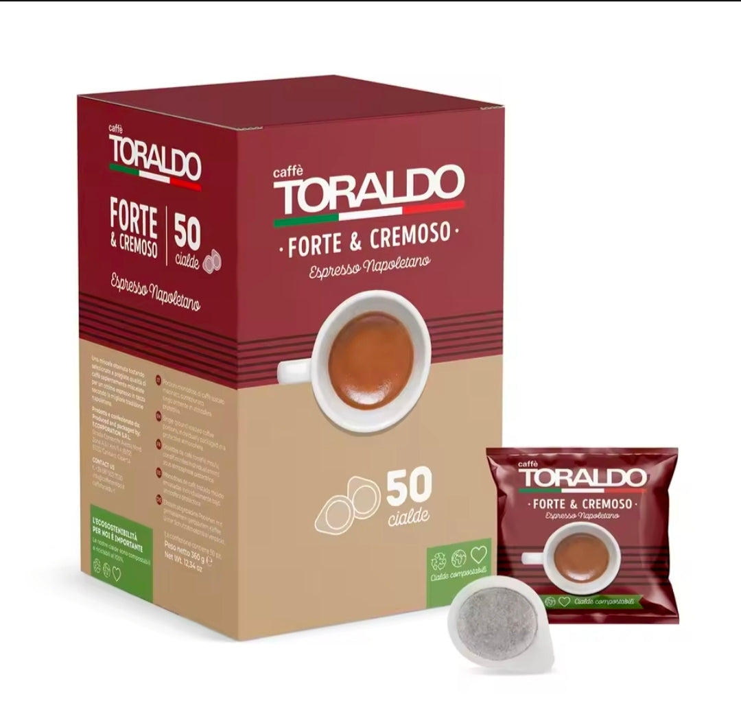 Toraldo  Cialde ese 44mm Miscela Forte e Cremosa Originali
